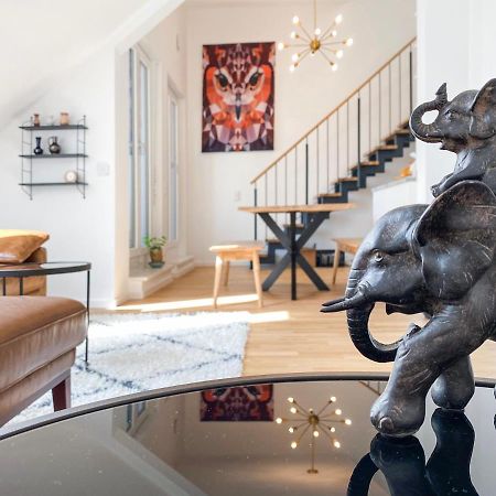 Modern & Stylisch - Penthouse-Feeling Nahe Flughafen Muenchen Appartement Freising Buitenkant foto