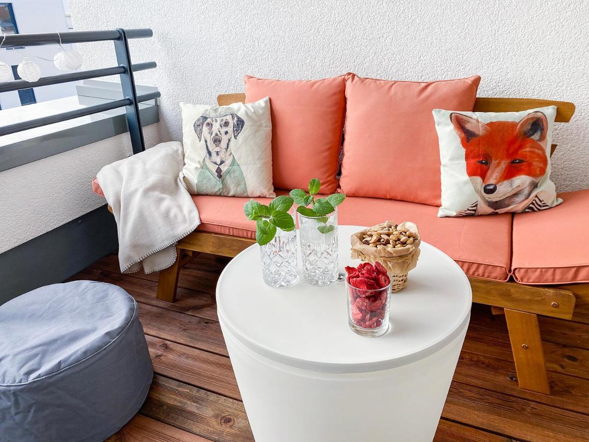 Modern & Stylisch - Penthouse-Feeling Nahe Flughafen Muenchen Appartement Freising Buitenkant foto